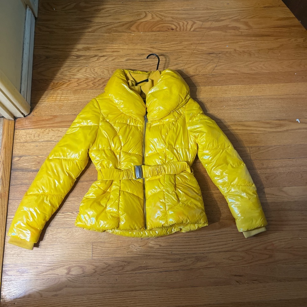 Yellow Kids Puffer Jacket